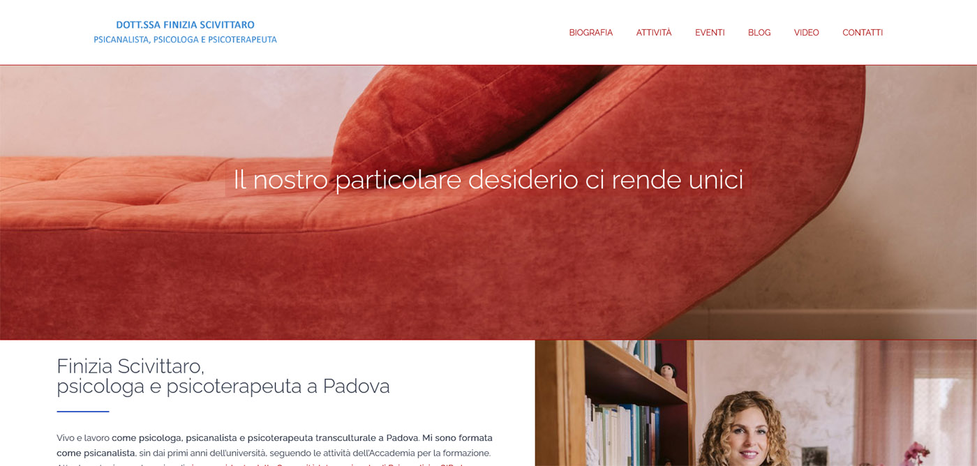 Sito web dello studio Finizia Scivittaro