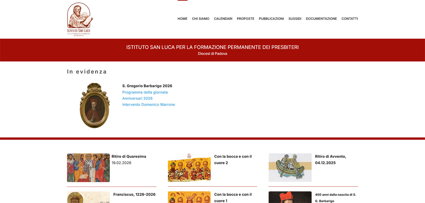 Sito web Istituto San Luca